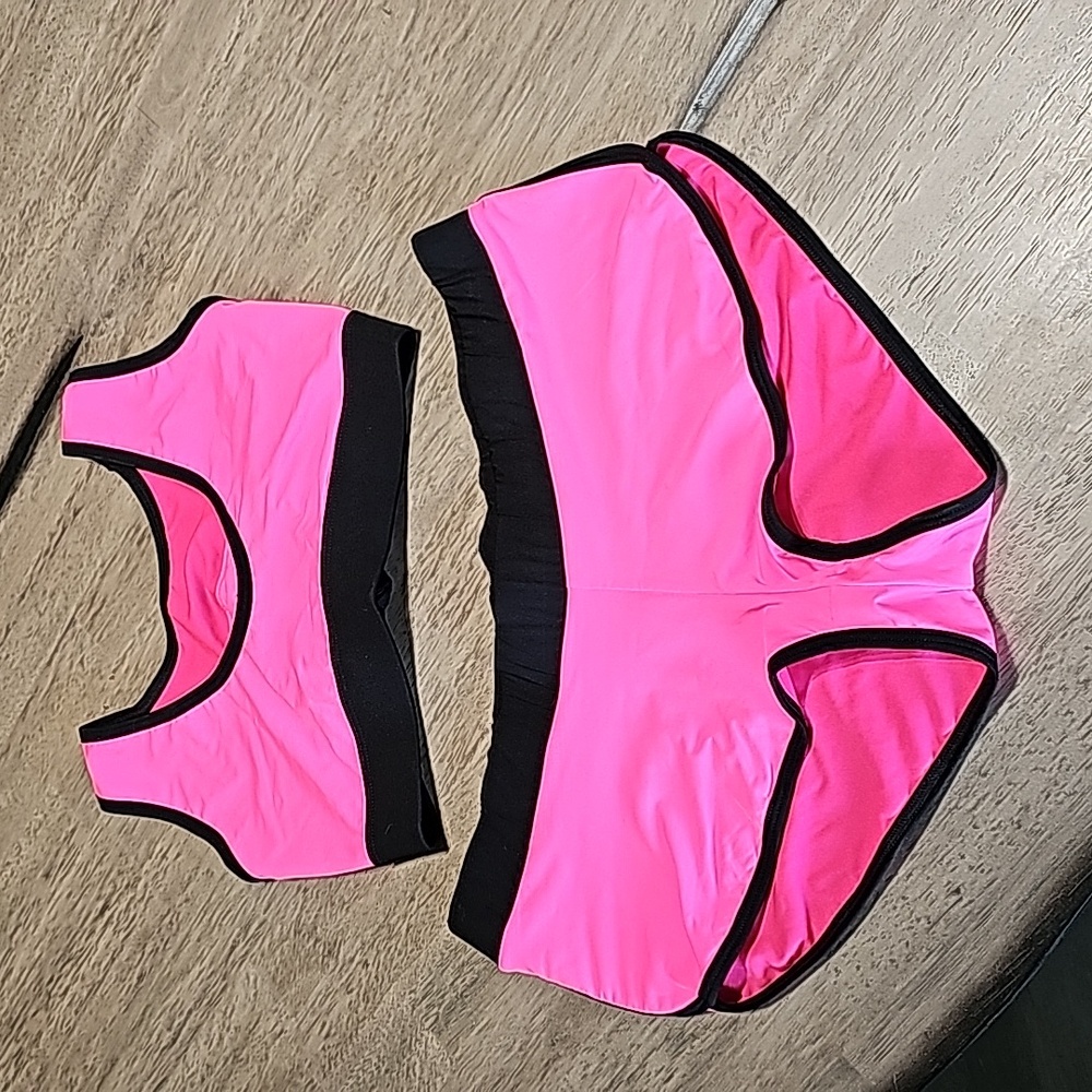 NWOT Napale Bikini Set Hot Pink Size Large